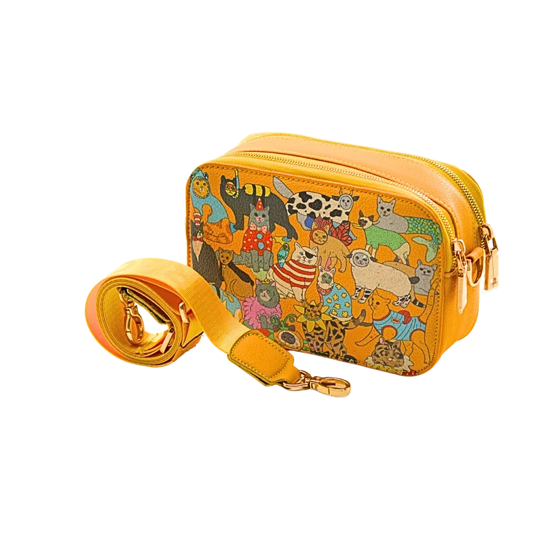 Crossbody Bag – Yellow Jahan Gorbeha