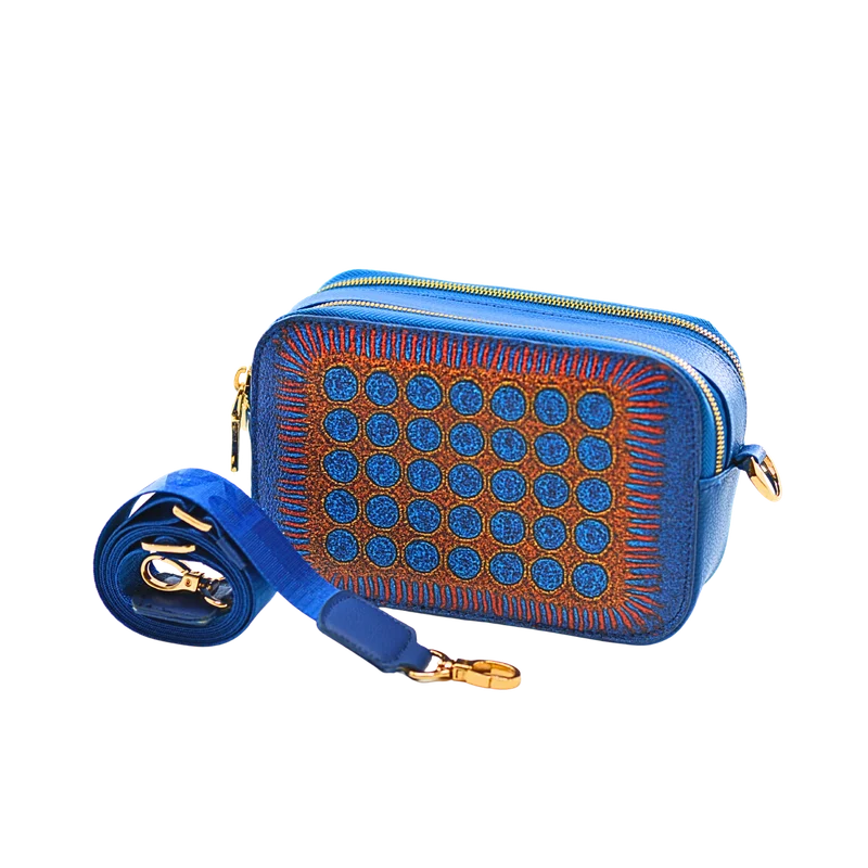 Crossbody Bag – Blue Dayereh