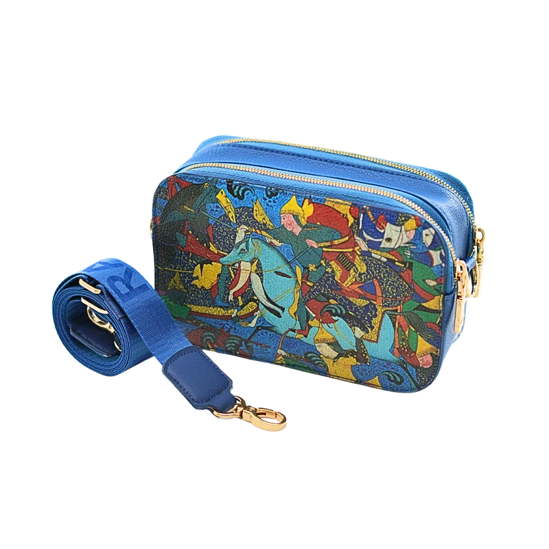 Crossbody Bag – Blue Rostam Savar Bar Asb
