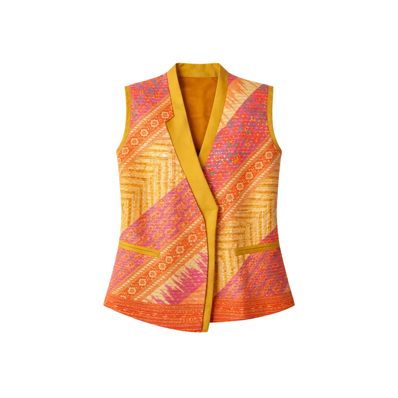 sequined vest