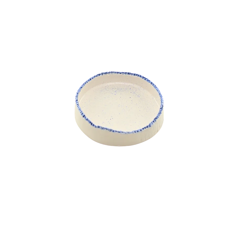 ظرف دفرمه لبه ابی سایز کوچک