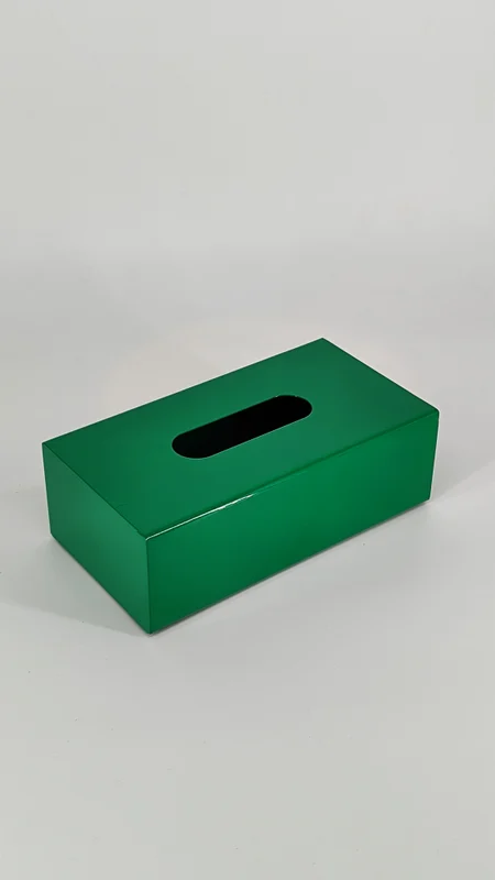 جعبه دستمال کاغذی  سبز